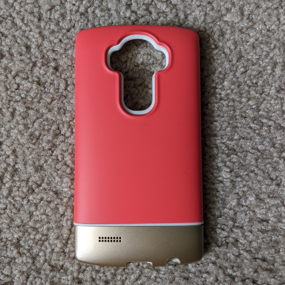 Gold and Coral LG G4 Phone Case
